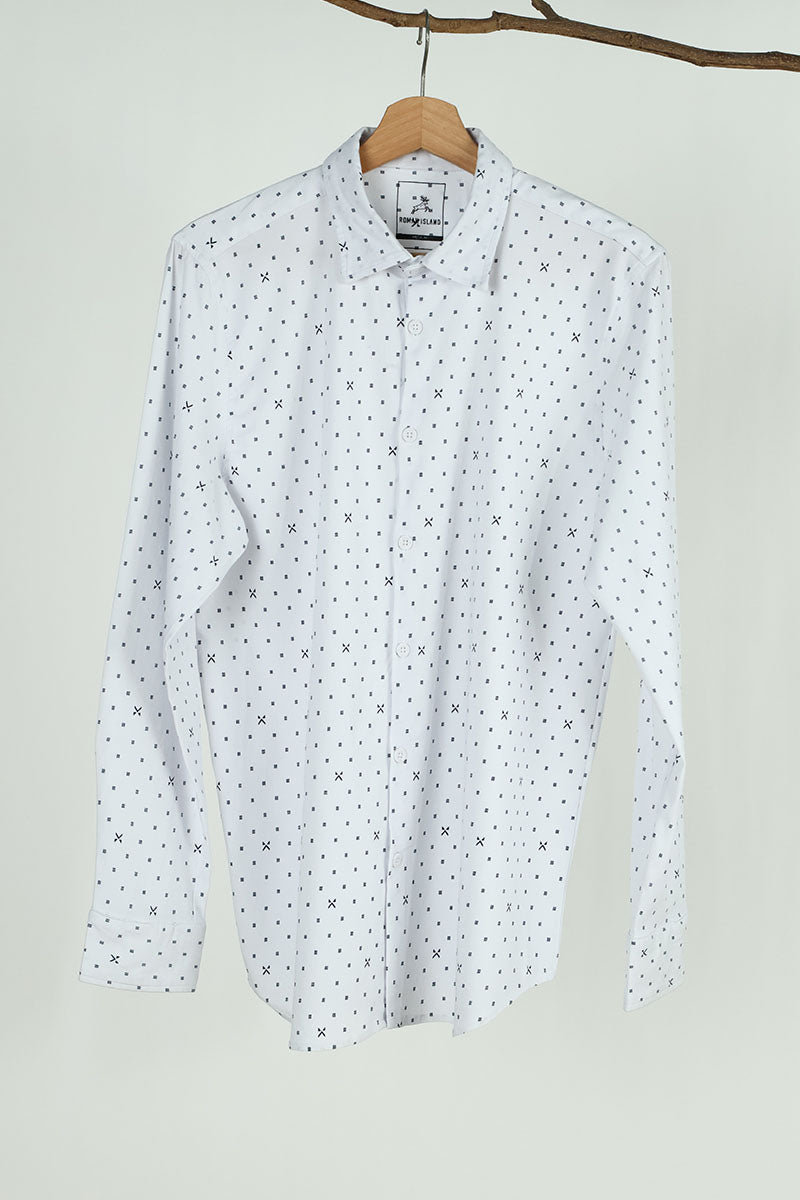 White Print Shirt