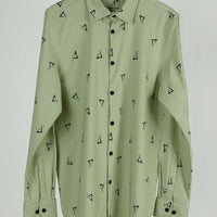 Green Print Shirt