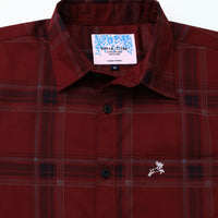 Maroon Checks Shirt