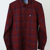 Maroon Checks Shirt