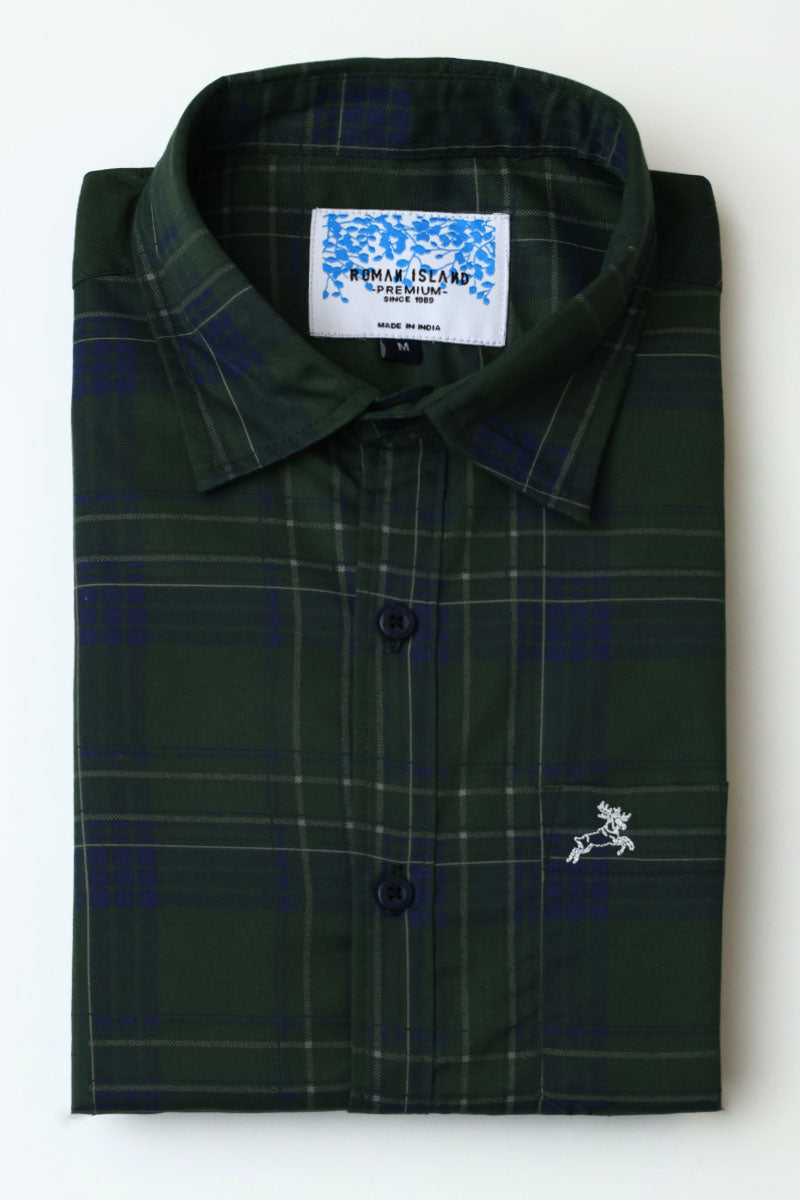 Green Checks Shirt