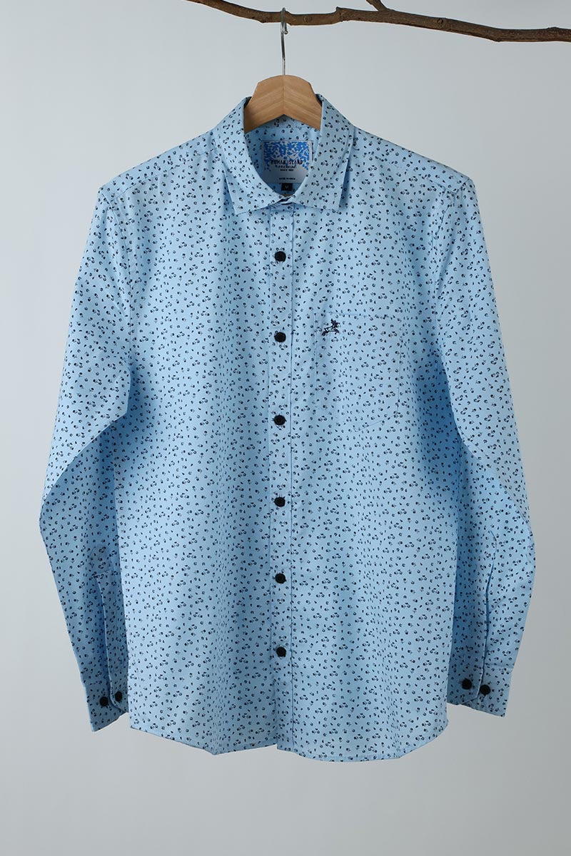 Blue Print Shirt