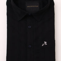 Black  Plain  Shirt