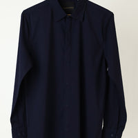 NavyBlue  Plain  Shirt