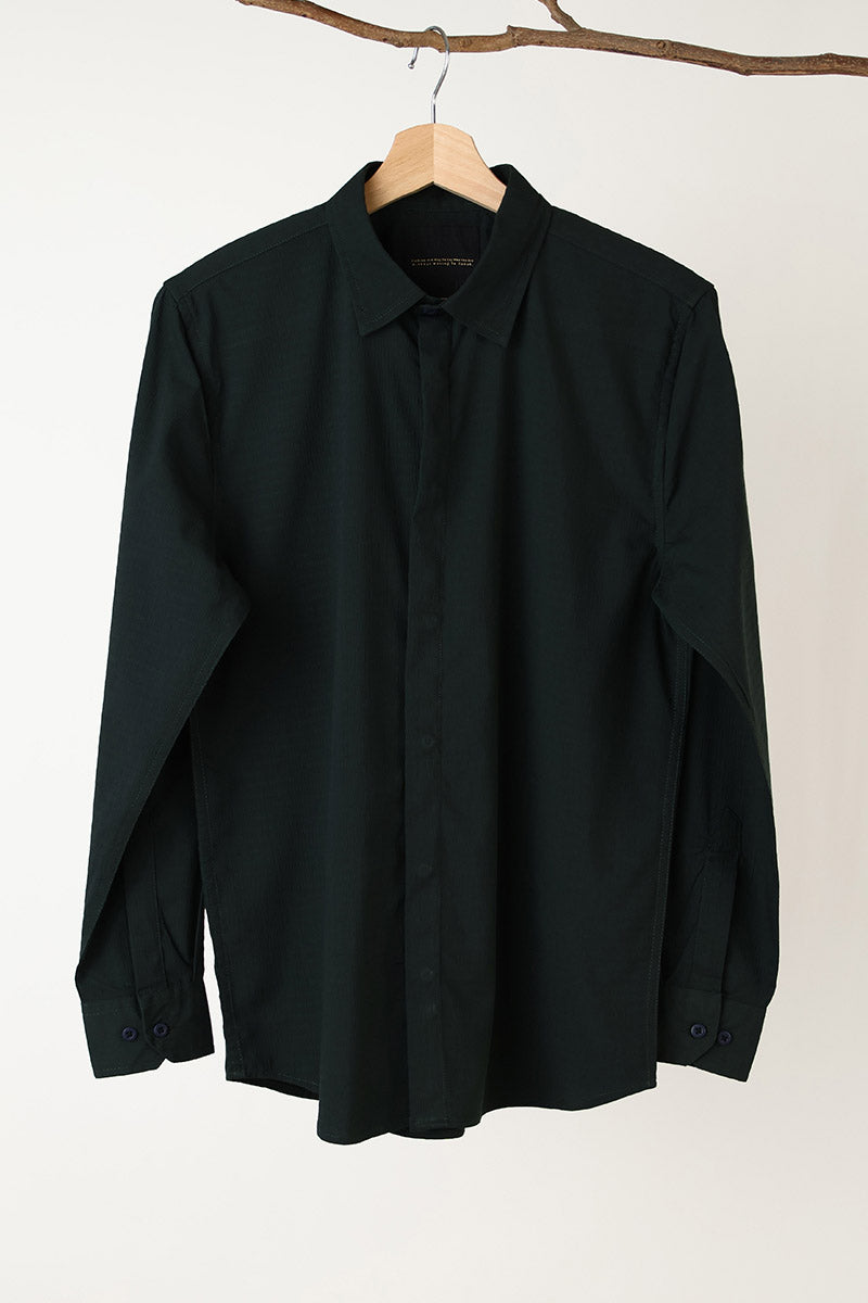 Green  Plain  Shirt