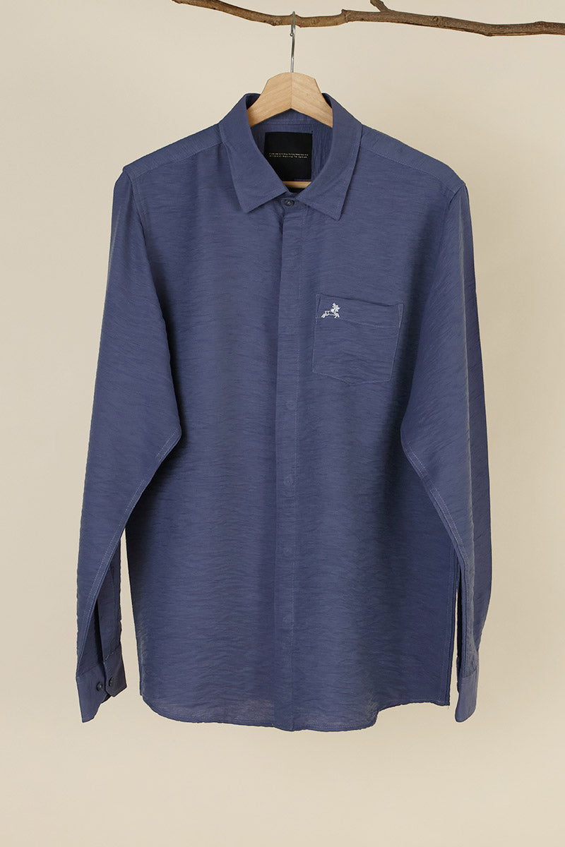 Blue Plain Shirt