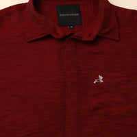 Red Plain  Shirt