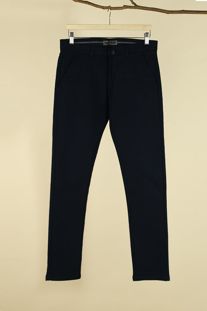 Blue Plain  Trouser