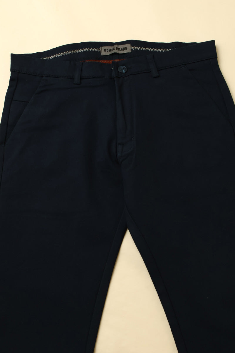 Blue Plain  Trouser