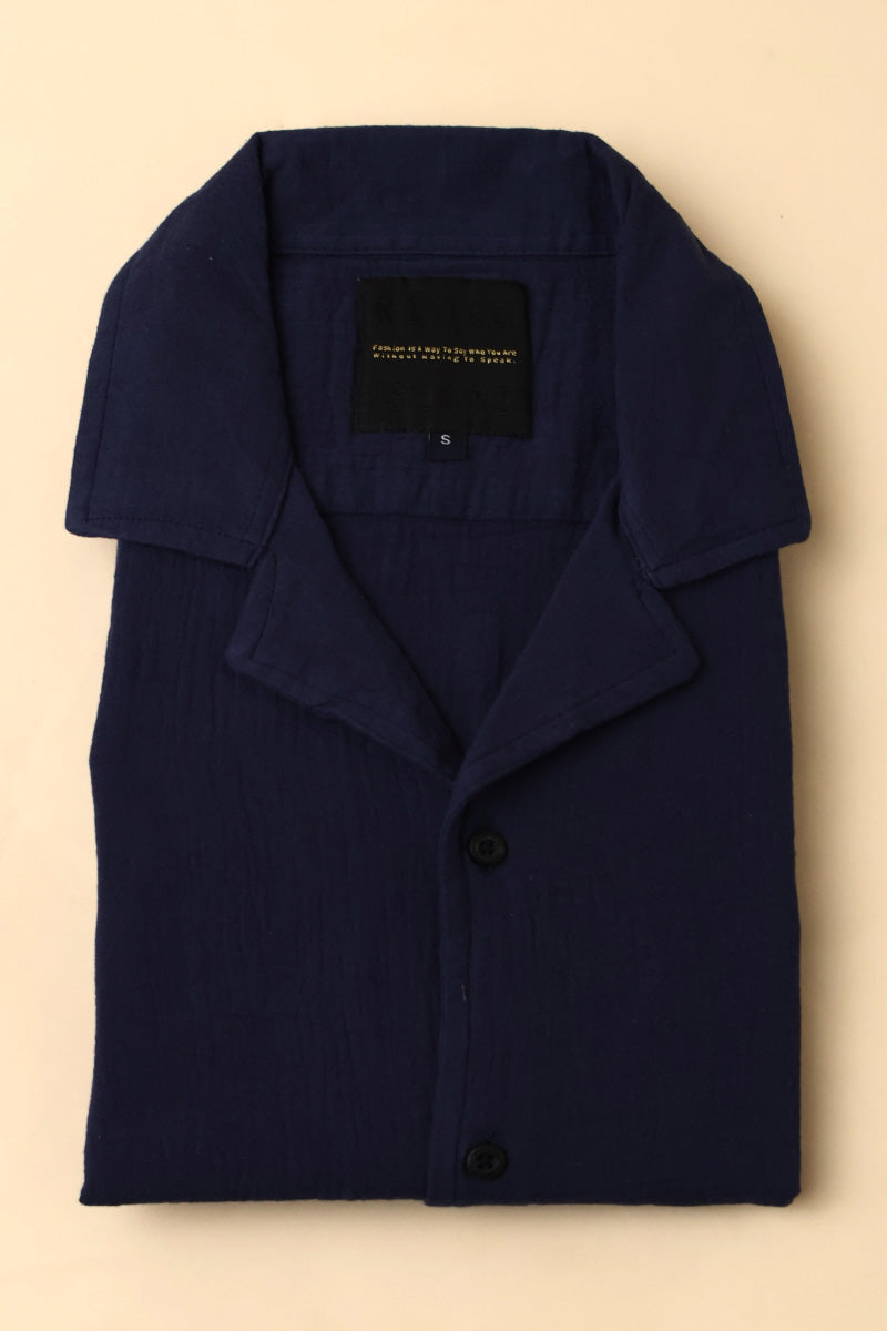 NavyBlue Plain Shirt