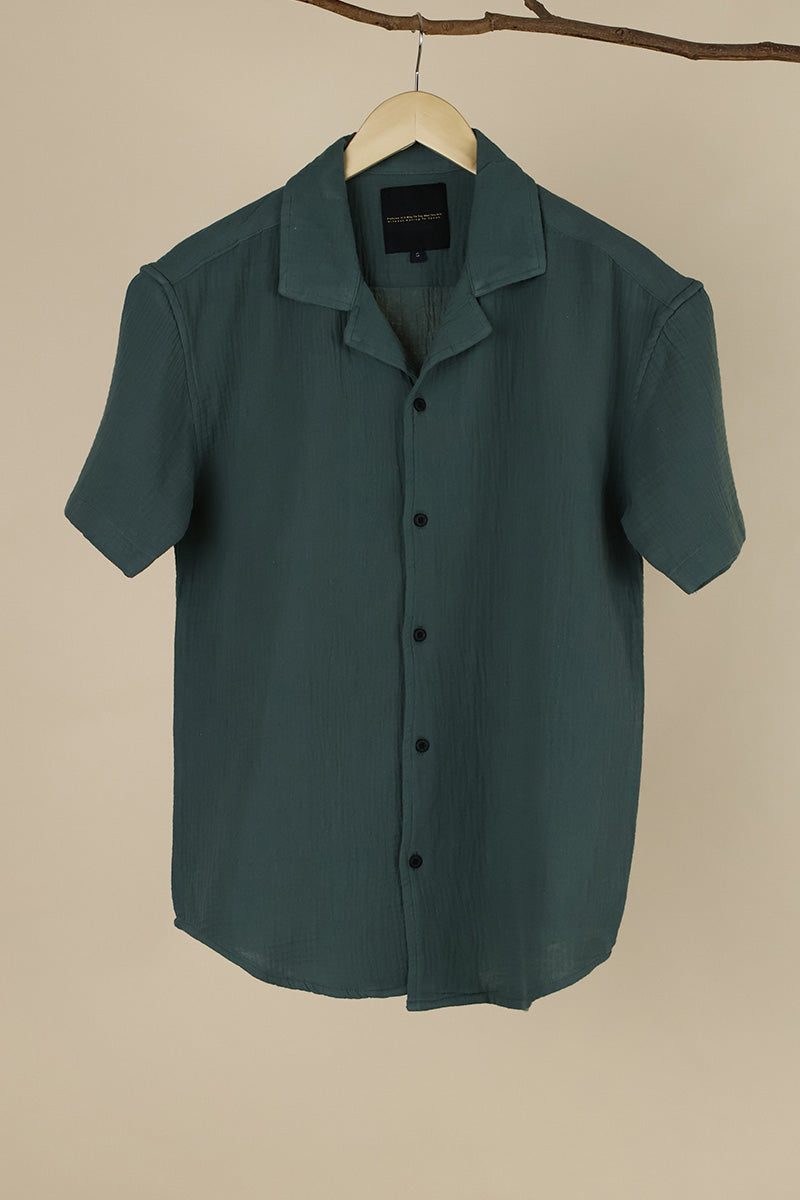 Green Plain Shirt