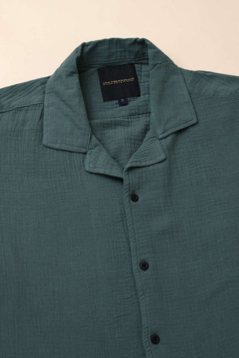 Green Plain Shirt