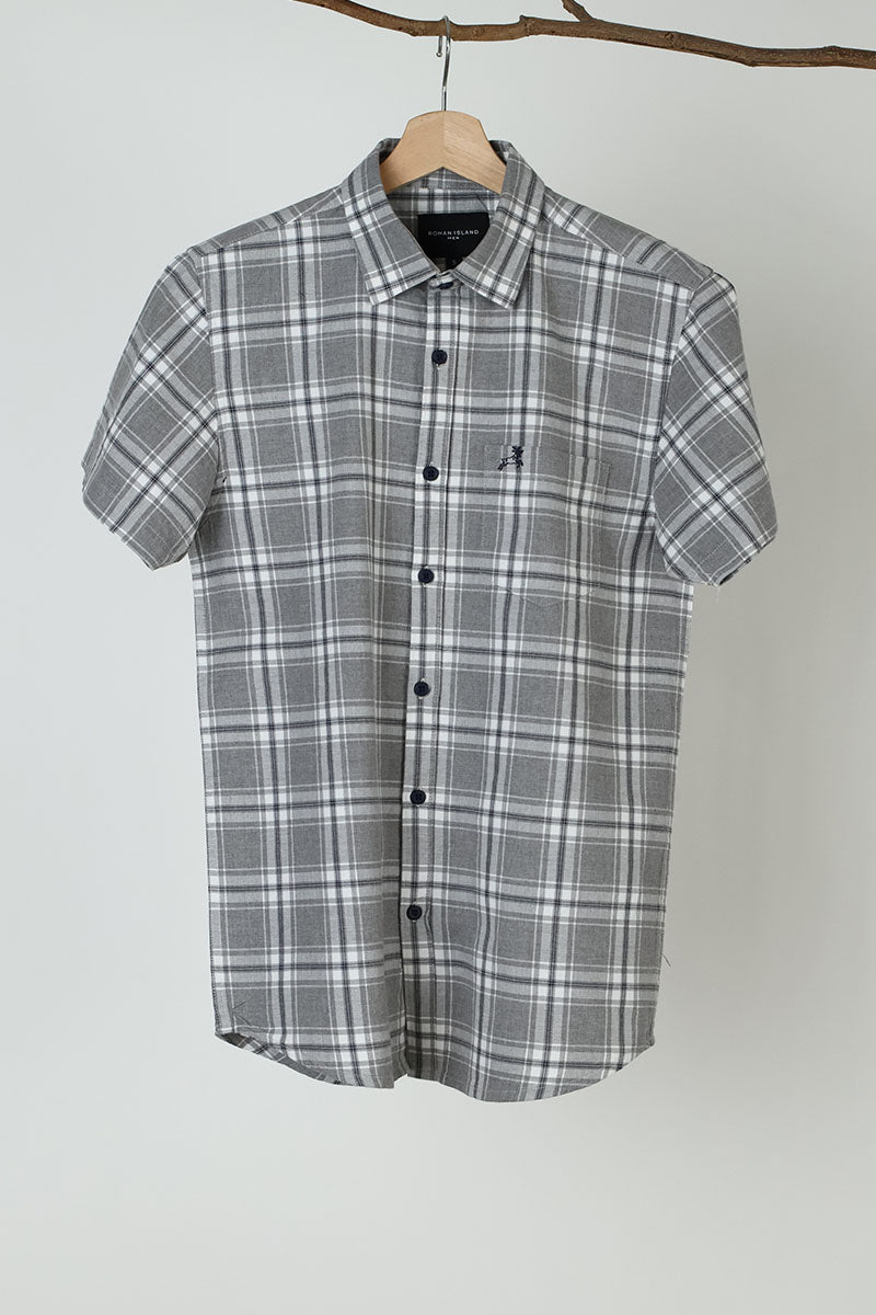 Grey Checks Shirt