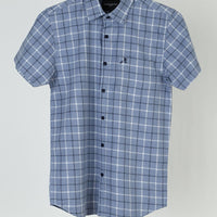 SkyBlue Checks Shirt