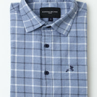 SkyBlue Checks Shirt