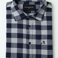 NavyBlue Checks Shirt