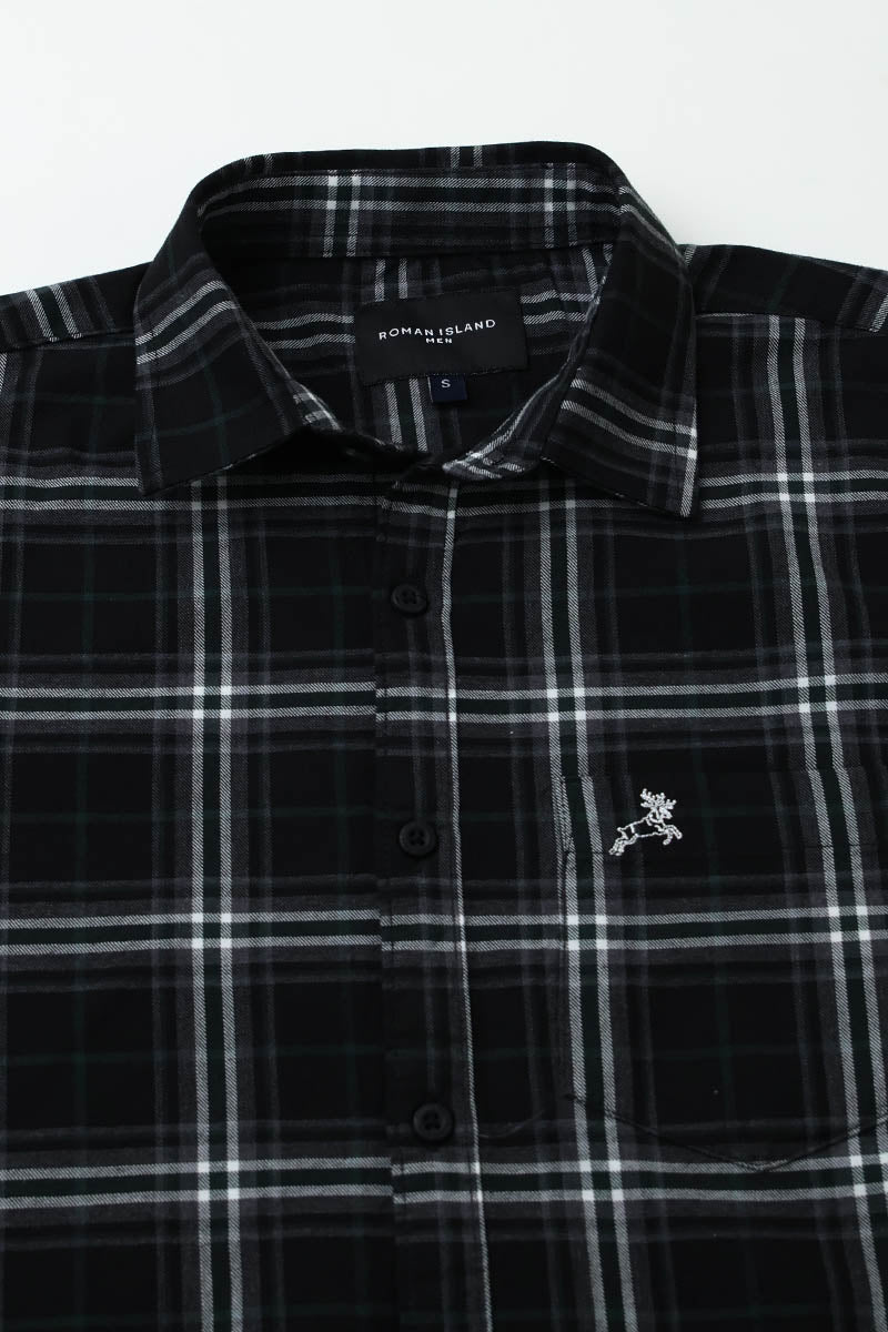 Black Checks Shirt