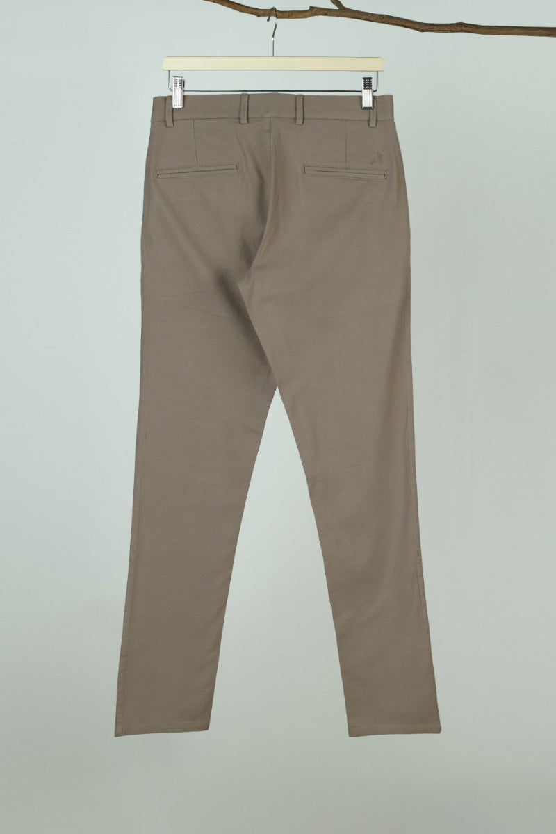 Grey  Plain  Trouser