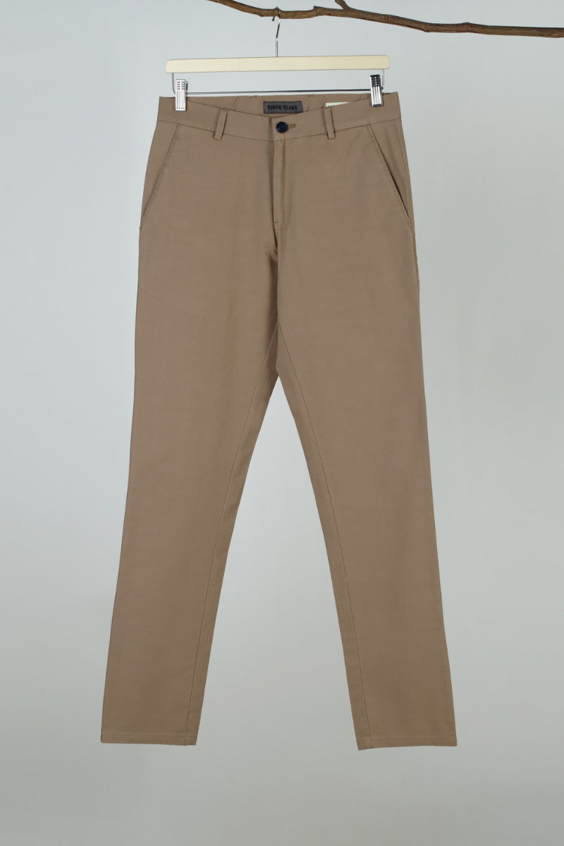 Brown  Plain  Trouser