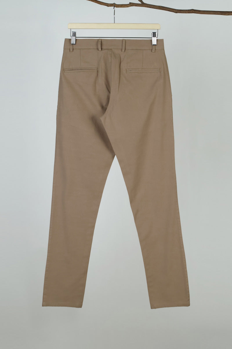 Brown  Plain  Trouser