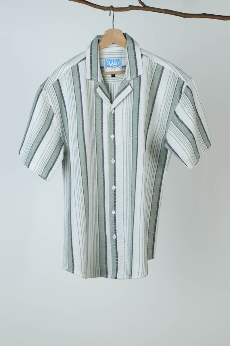 Green  Stripes  Shirt