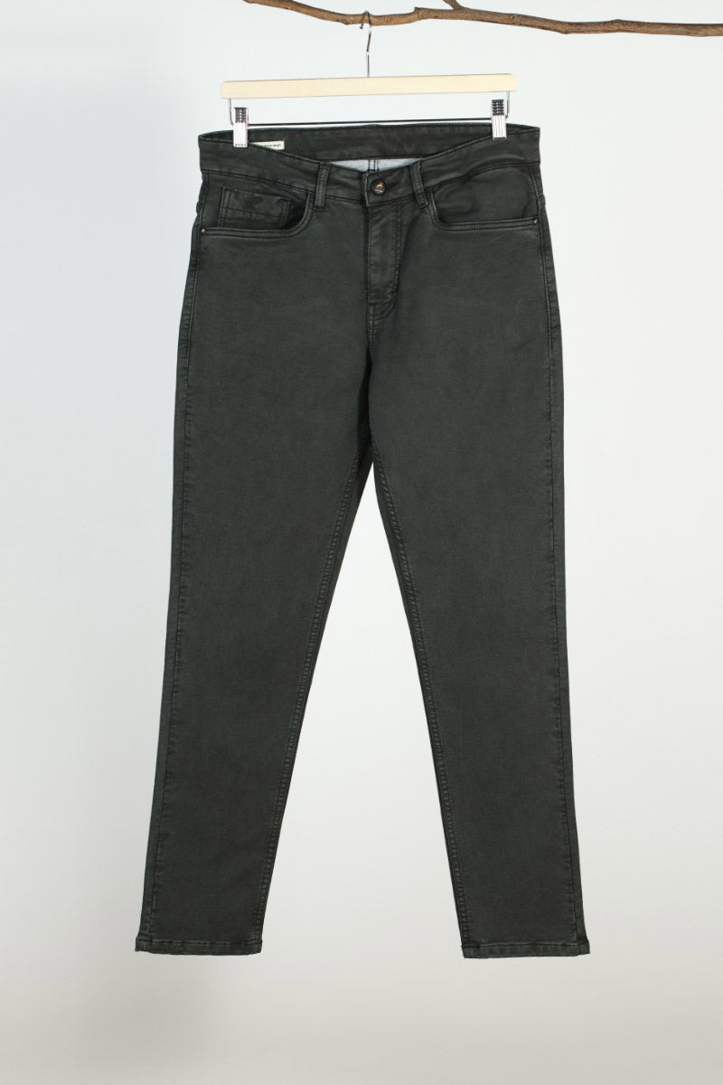 Green Plain Jeans