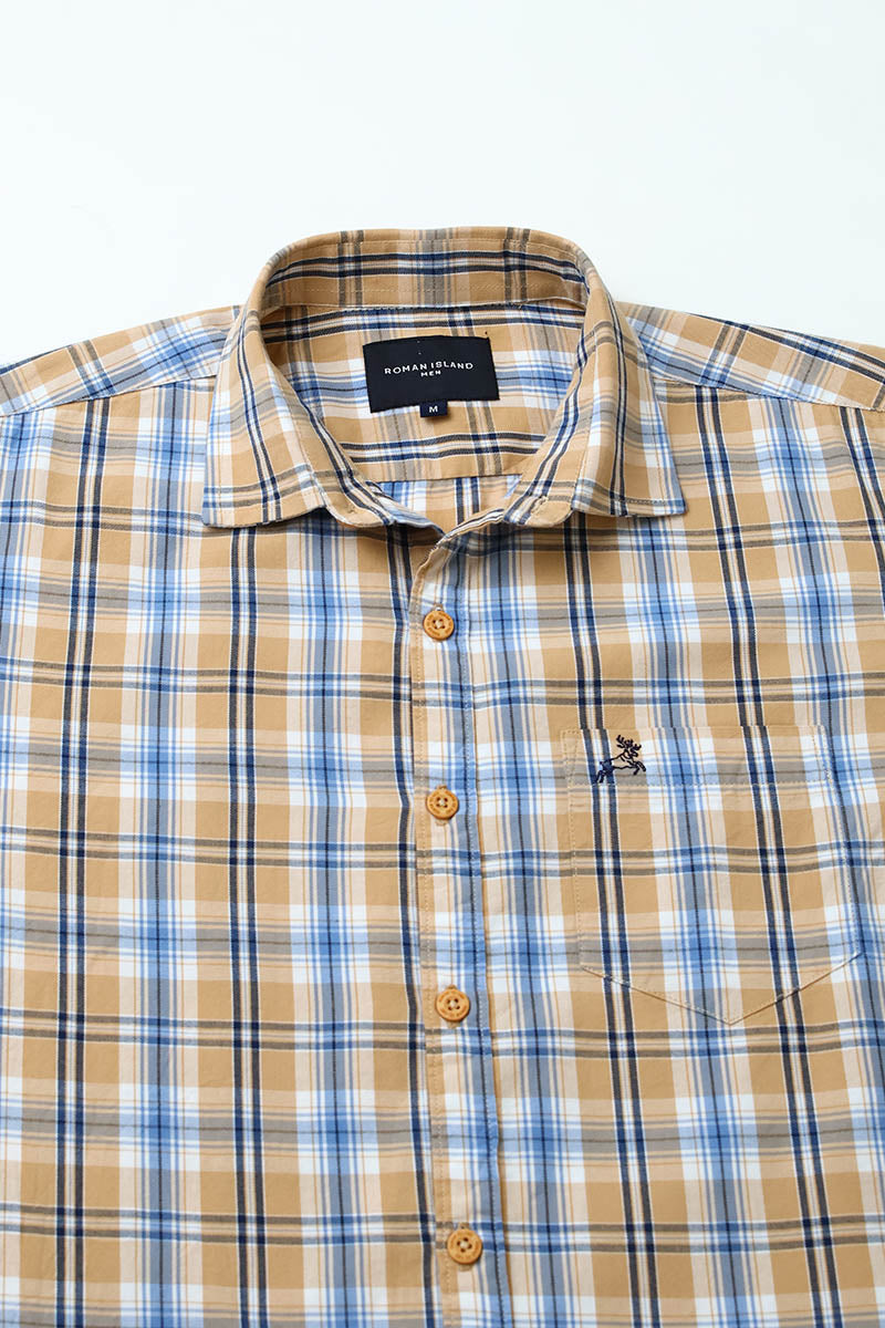 Yellow Checks Shirt