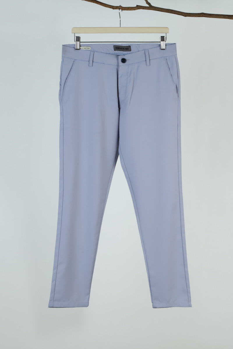 Blue Plain Trouser