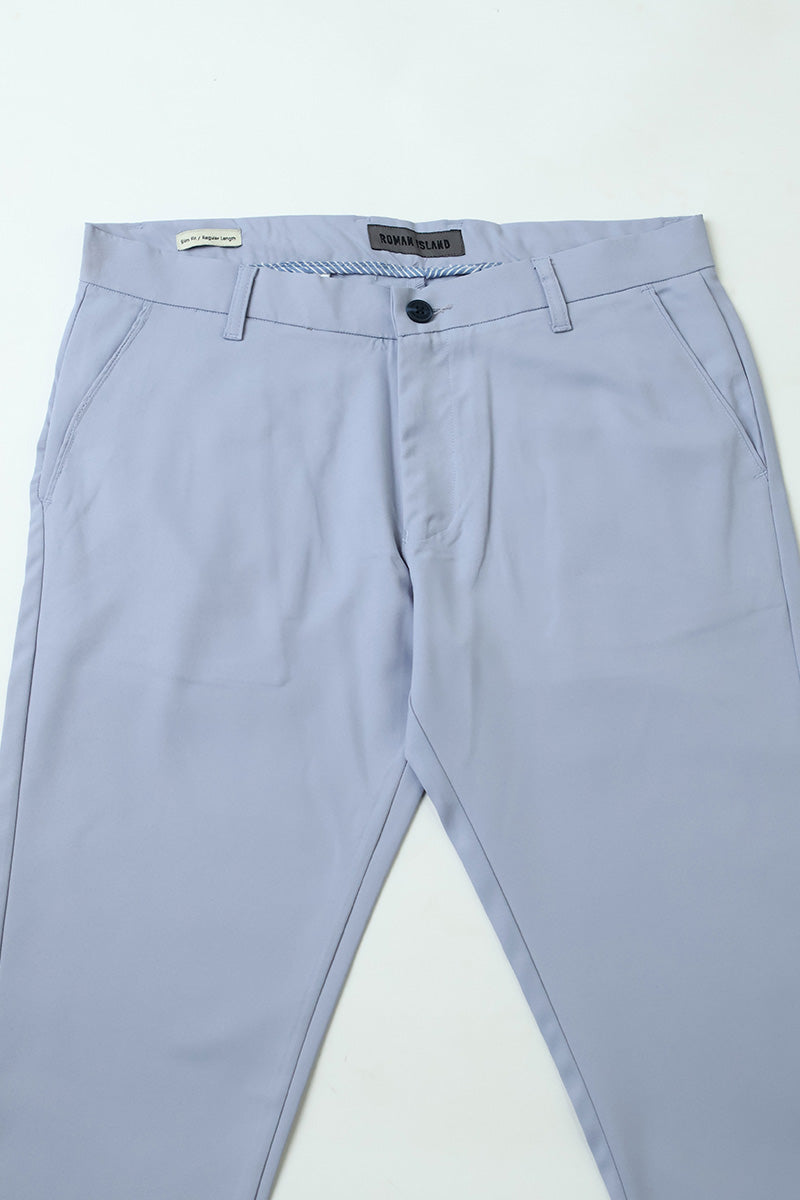 Blue Plain Trouser