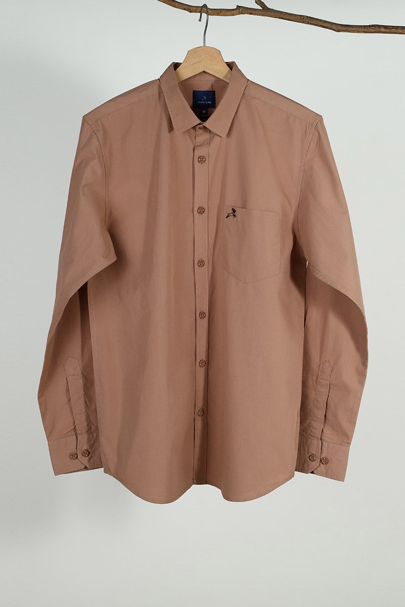 Brown Plain Shirt