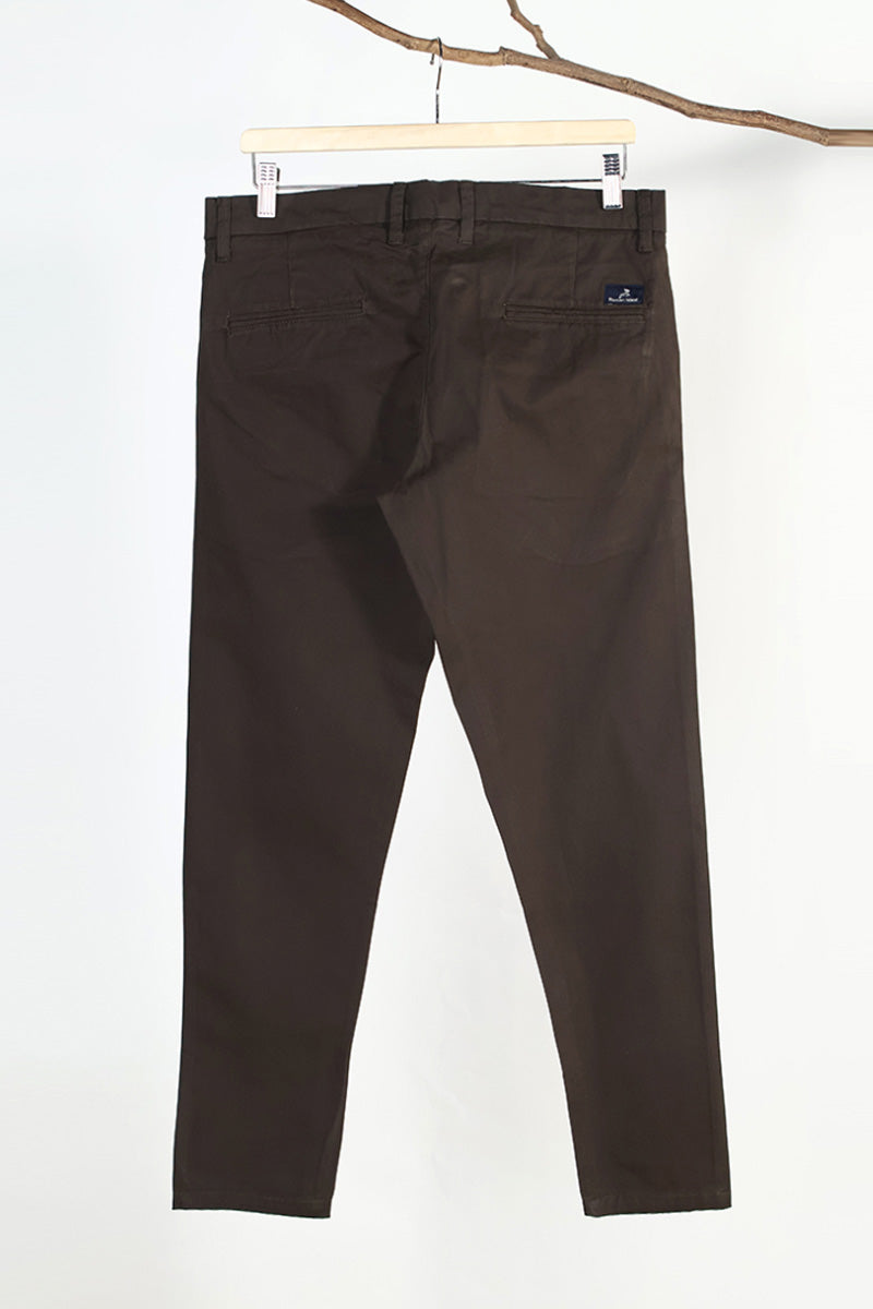 Peach Finish Cotton Chinos