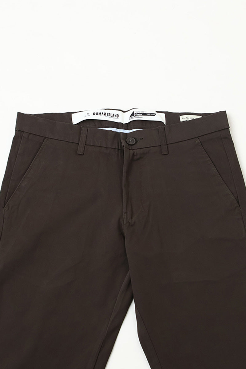 Peach Finish Cotton Chinos