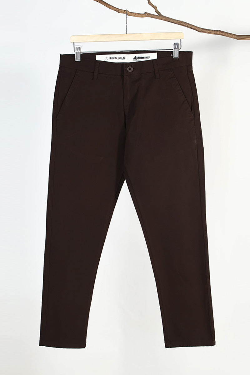 Peach Finish Cotton Chinos