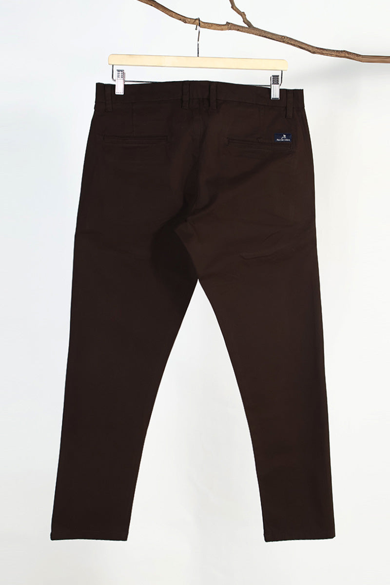 Peach Finish Cotton Chinos