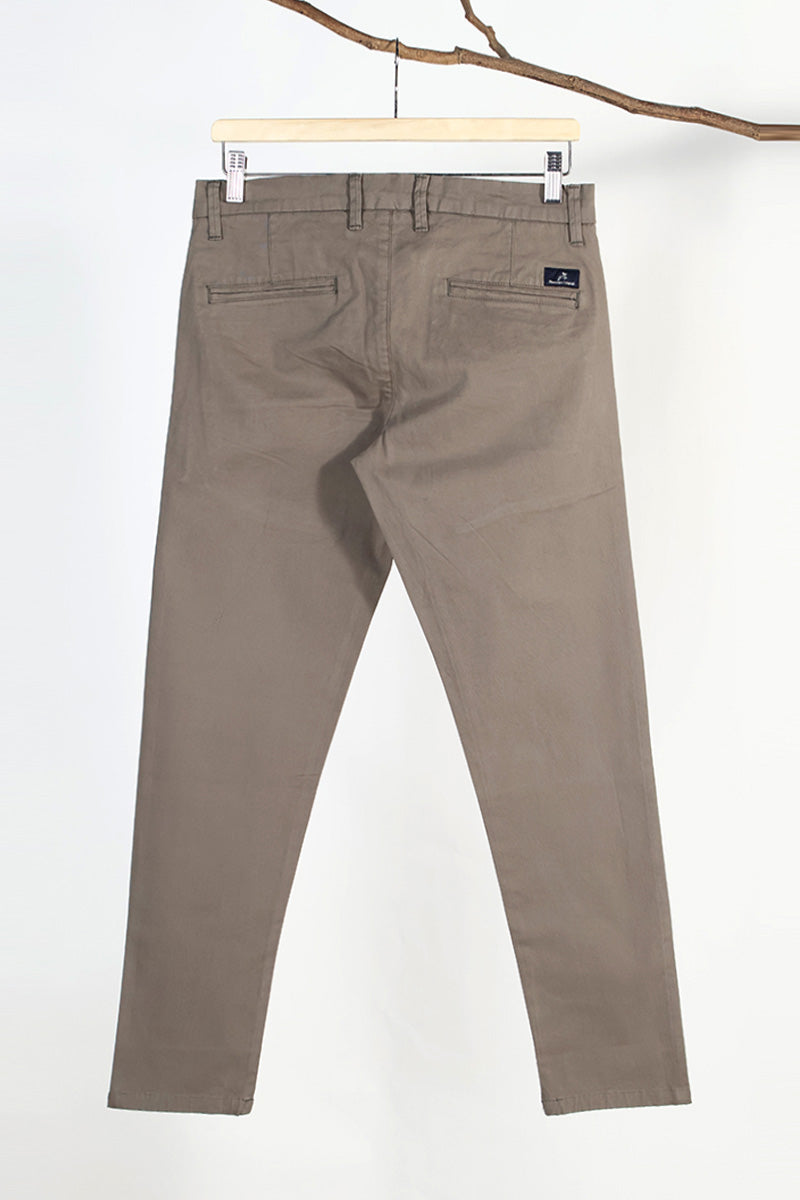 Peach Finish Cotton Chinos