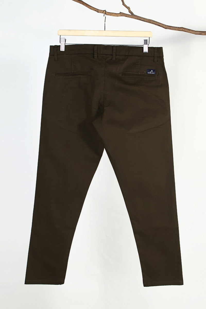 Peach Finish Cotton Chinos