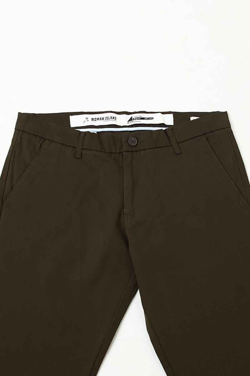 Peach Finish Cotton Chinos
