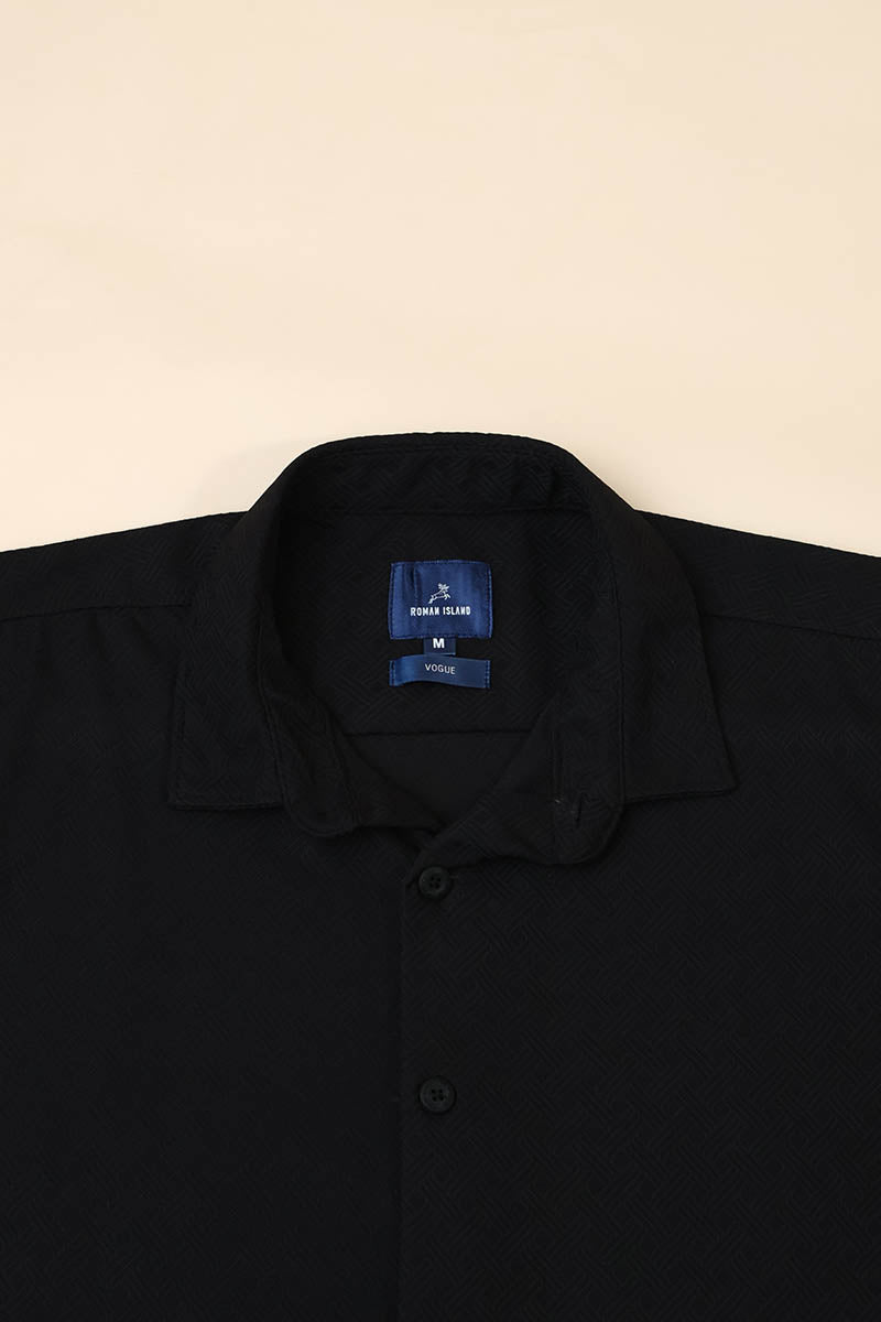 Jacquard Knitted Shirt