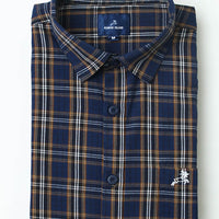 NavyBlue Checks Shirt