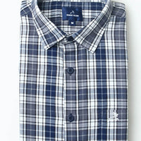 NavyBlue Checks Shirt