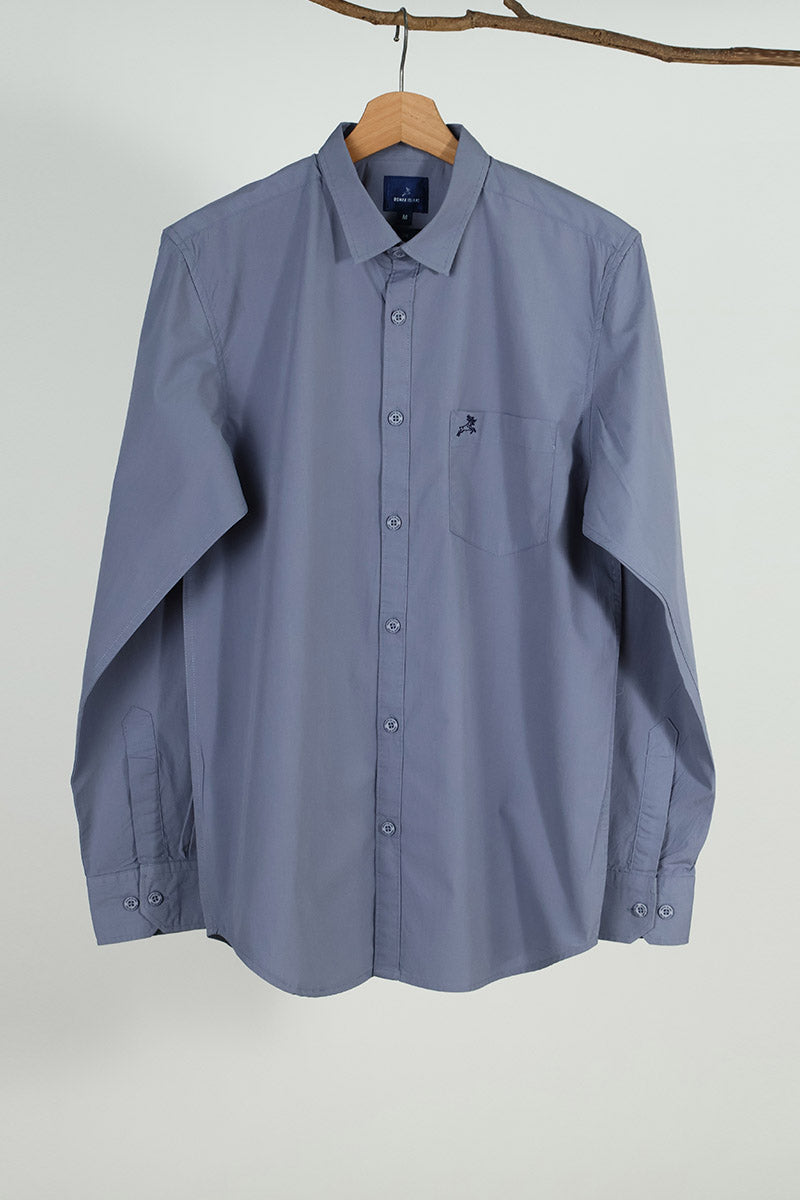 Grey Plain Shirt