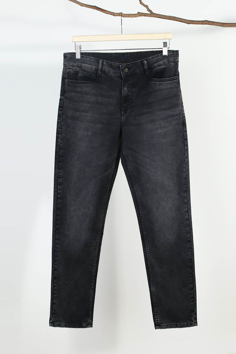 Black Plain Jeans