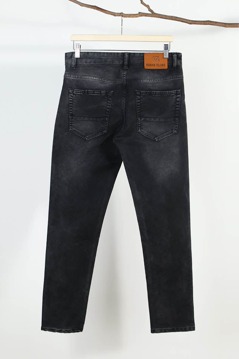 Black Plain Jeans