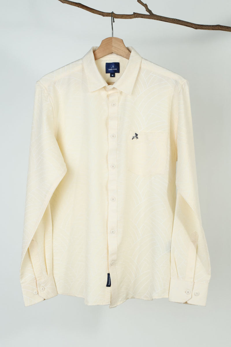 Beige Print Shirt