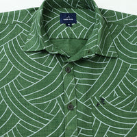 Green Print Shirt