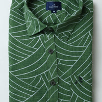 Green Print Shirt