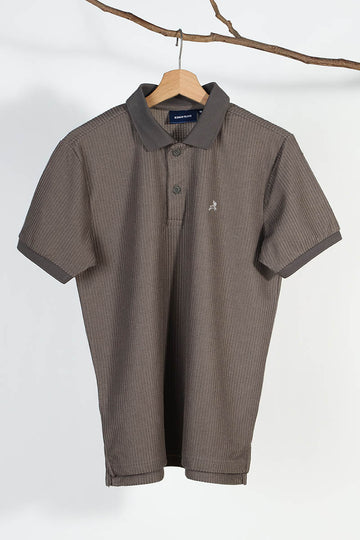 Grey Plain Polo