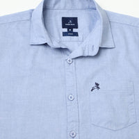 Blue Plain Shirt