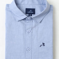 Blue Plain Shirt