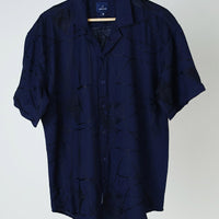 NavyBlue Print  Shirt